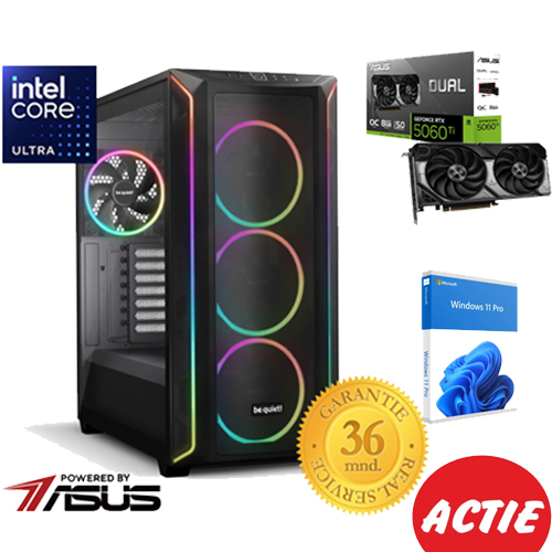 AKTIE-prestige-5060Ti RealPc Prestige Gaming 9 285K + RTX5060 Ti + W11 Pro